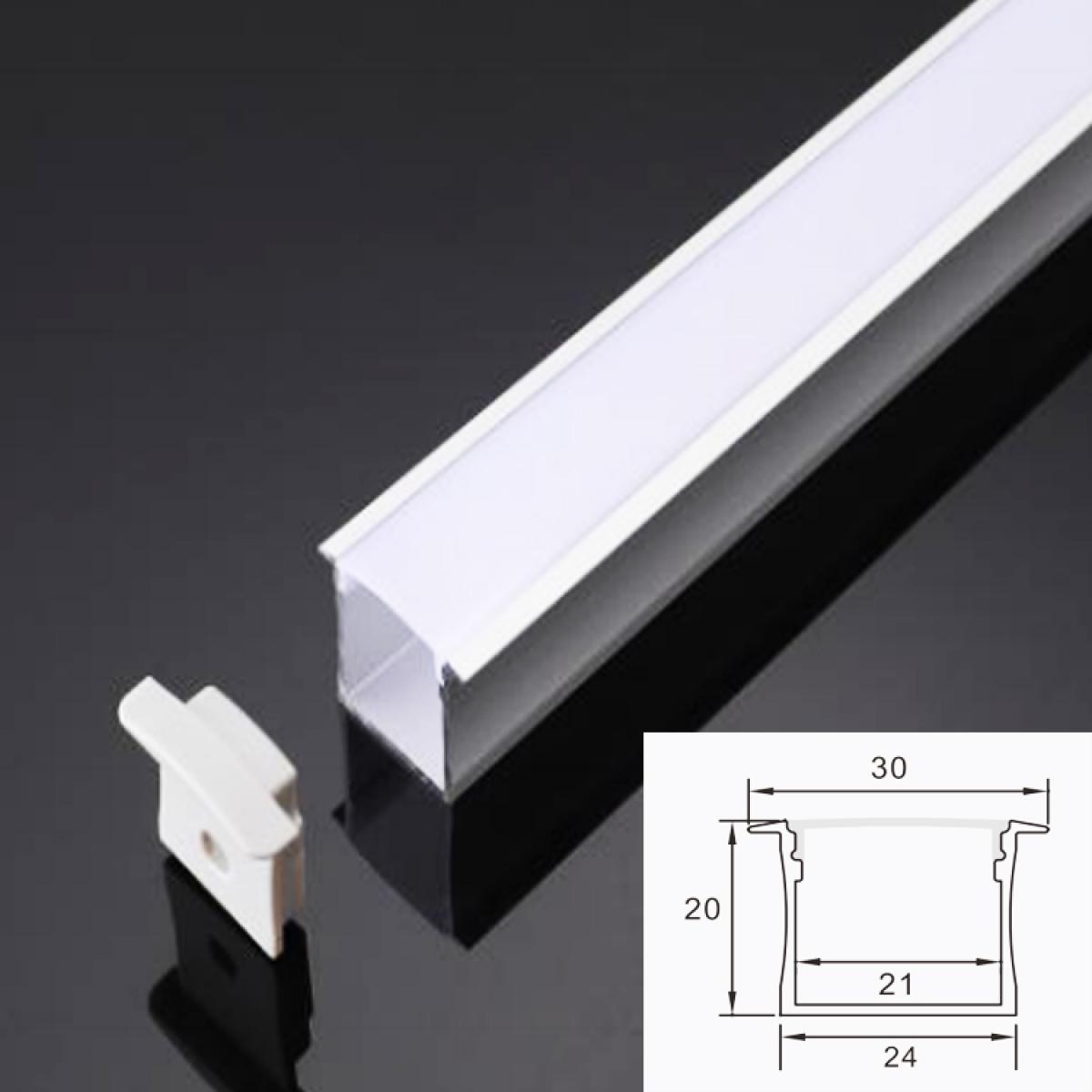 TXN-028A LX24X20MM Factory Price Customized Led Aluminium Profile