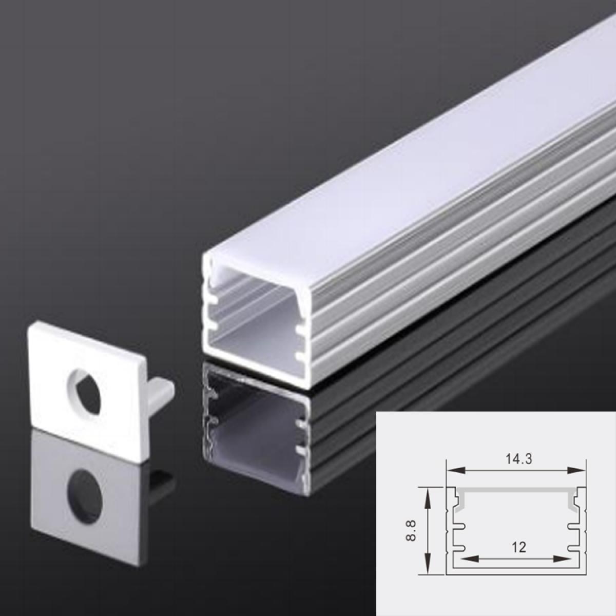 TXN-041 LX14X09MM China Professional Supplier Led Strip Bar Aluminum Profile Parts For Led Light