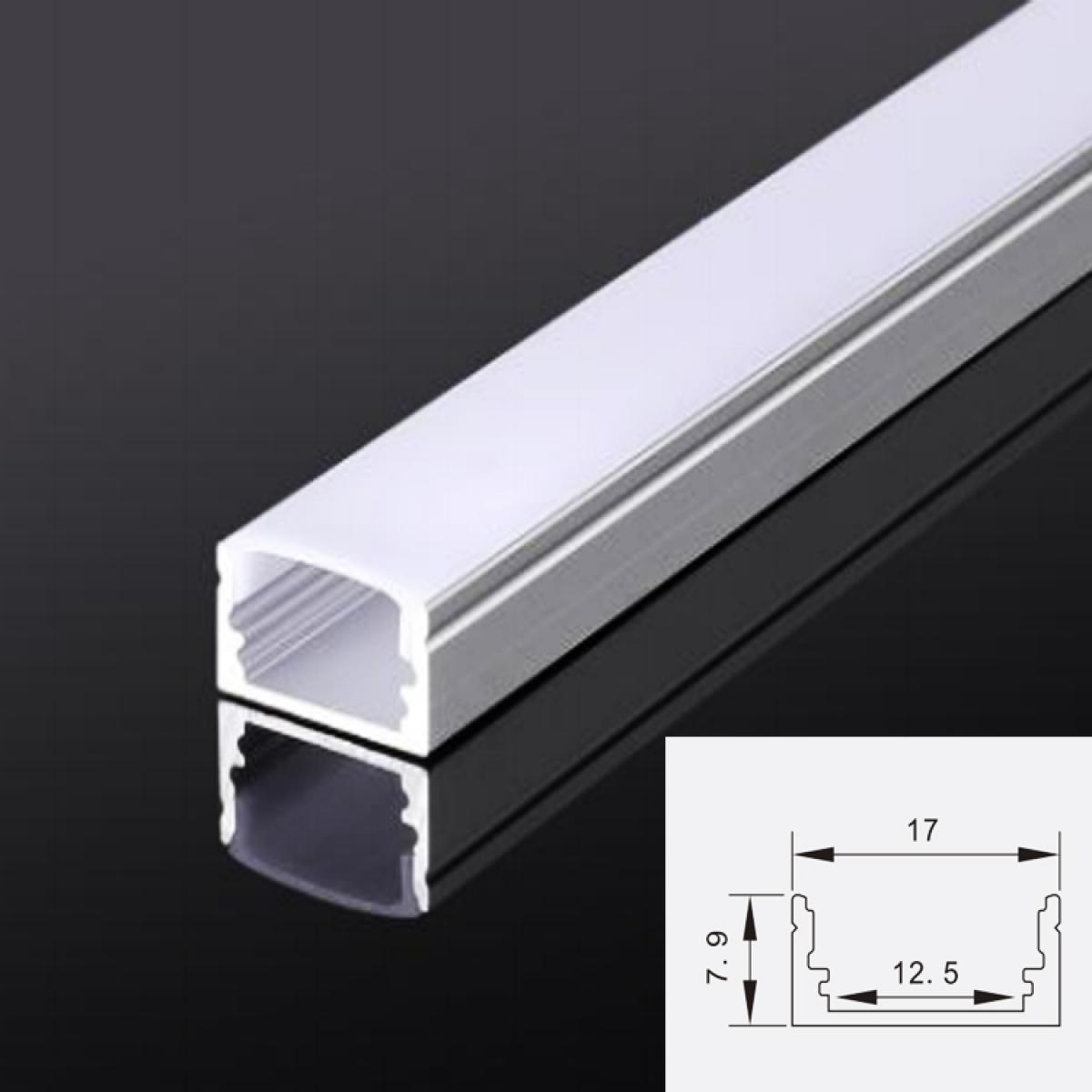 TXN-048 LX17X8MM Custom Extrusion Aluminium Lighting For Housing Led Profile Enclosure