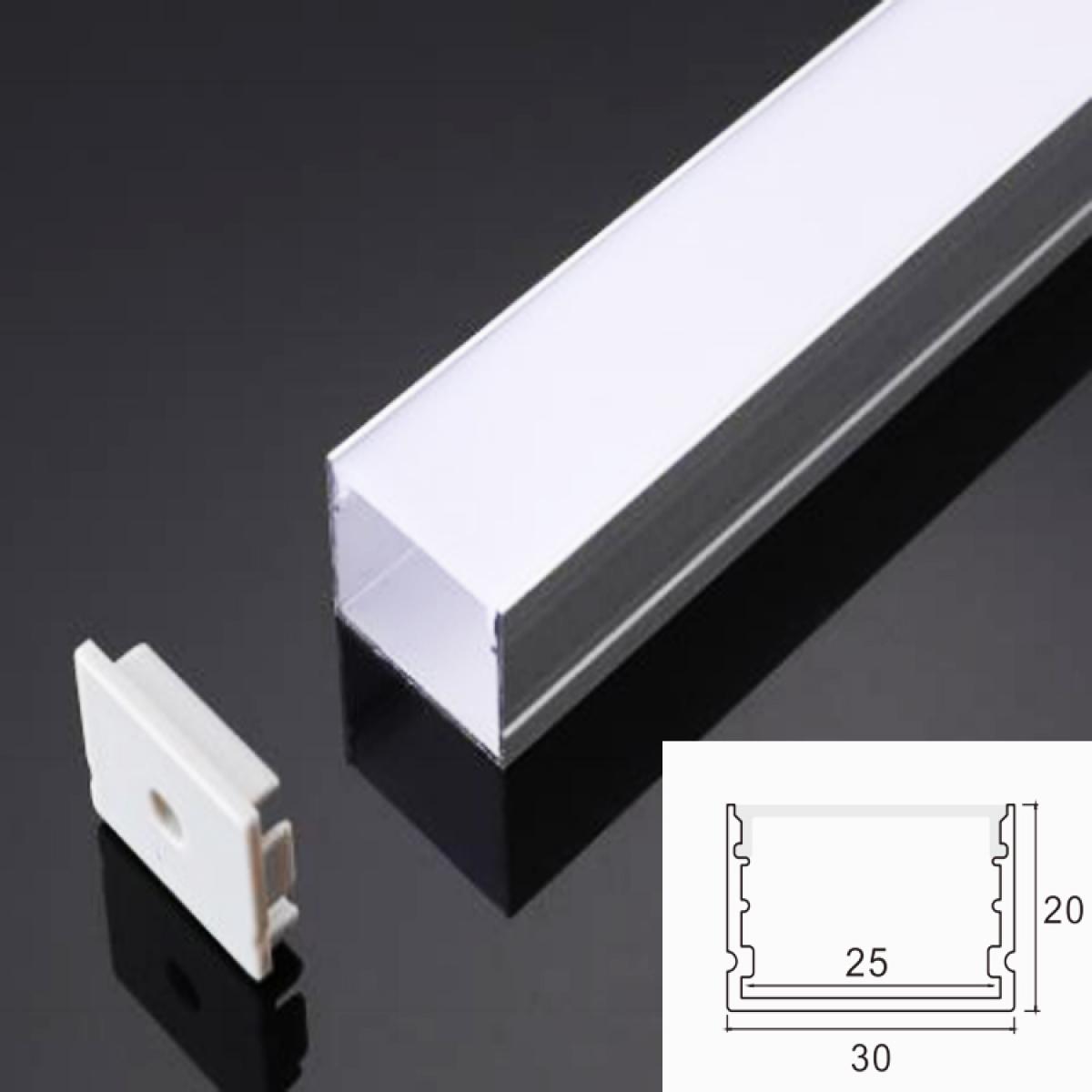 TXN-3020 LX30X20MM Led Profile From Led Aluminum Profile Manufacturer In China, 12 Volt Led Light