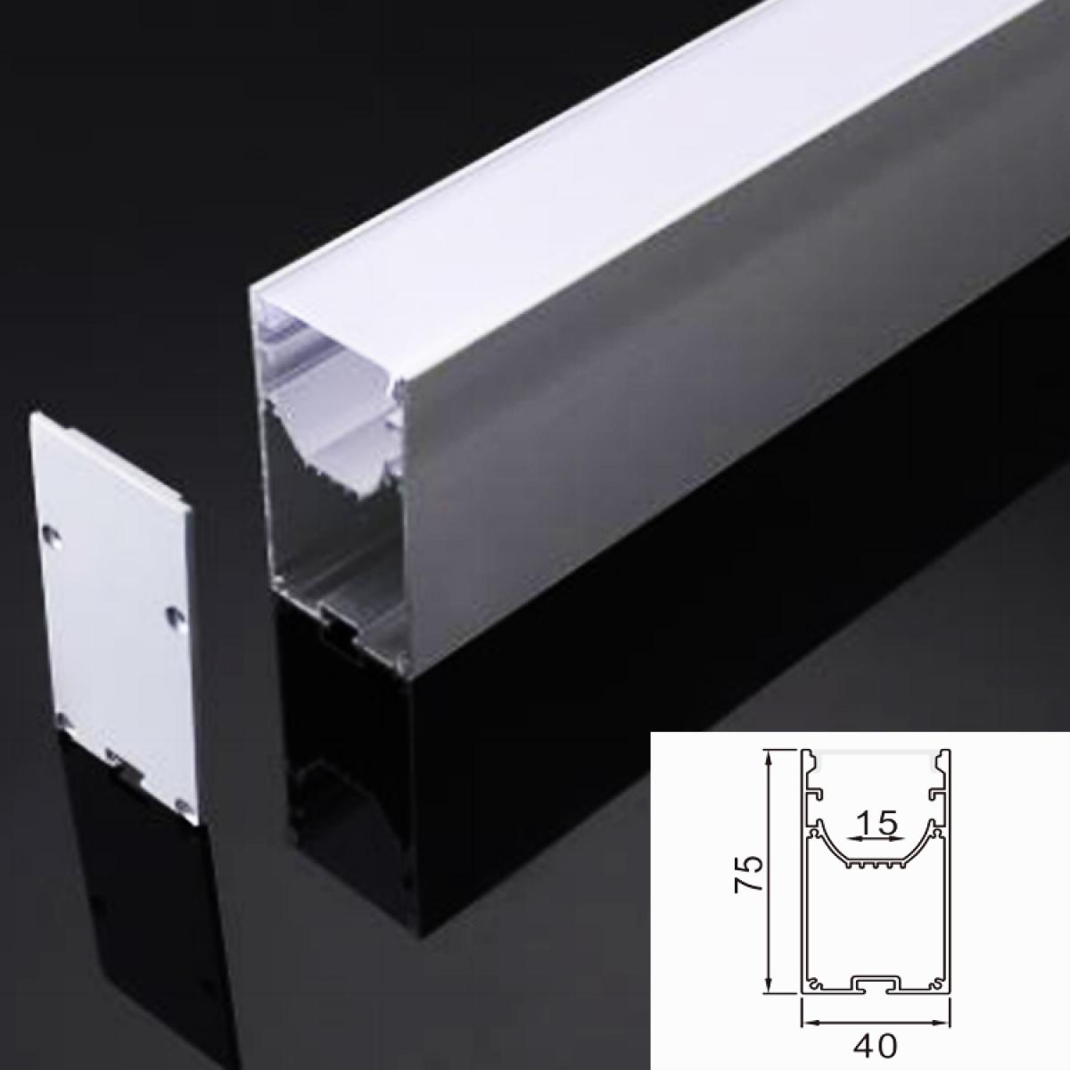 TXN-D40 Shenzhen Txn High Quality Aluminum Profile Led Recessed Light For Led Strip, Aluminium Led Strip Bar