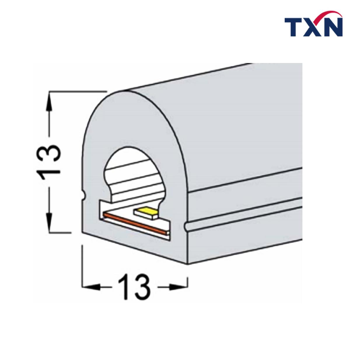 TXN-B1313 Semicircle Silicone Neon Light Strip