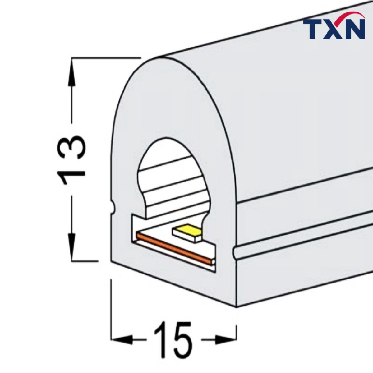 TXN-B1315 Semicircle Silicone Flex Channel