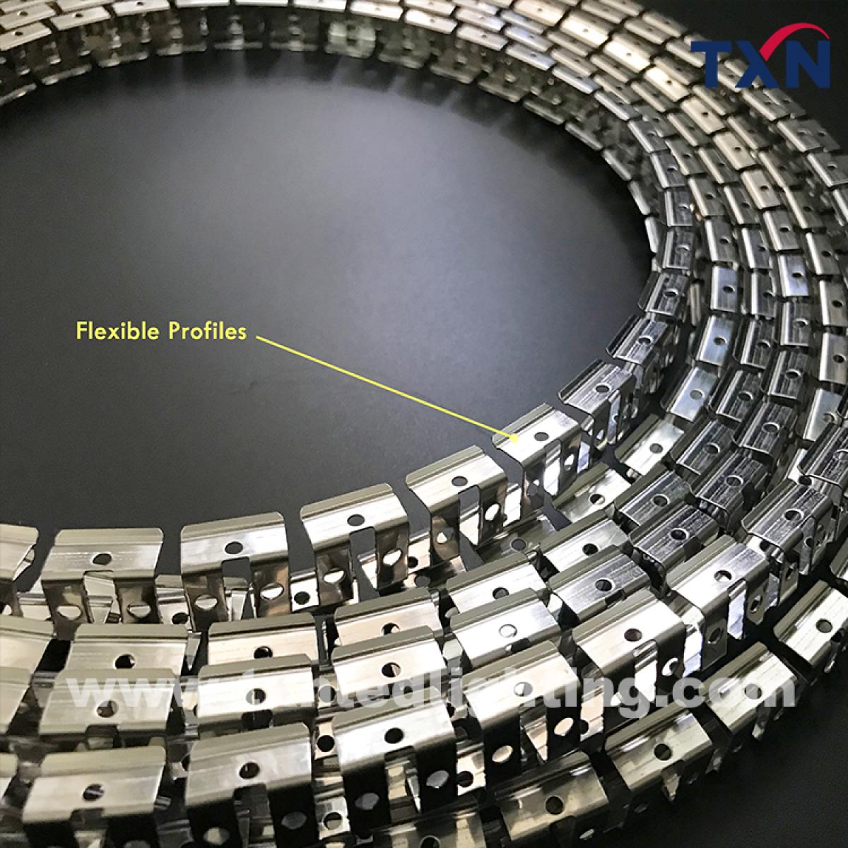 Flexible Stainless Steel Mounting Extrusion