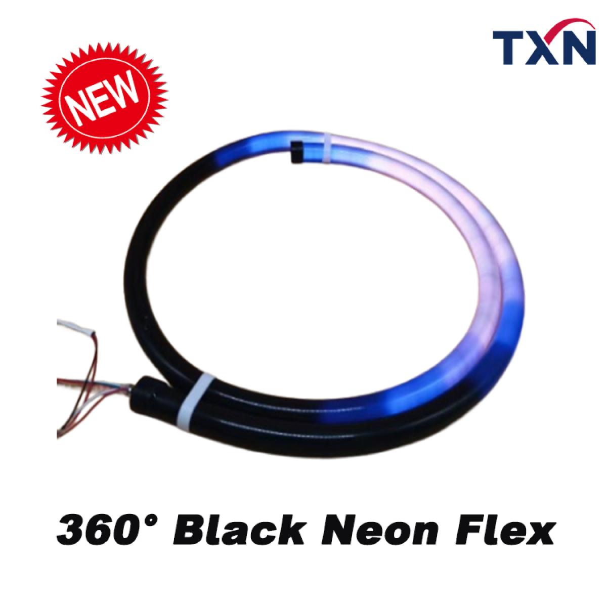 D22MM Black 360° Flex LED Silicone Neon  