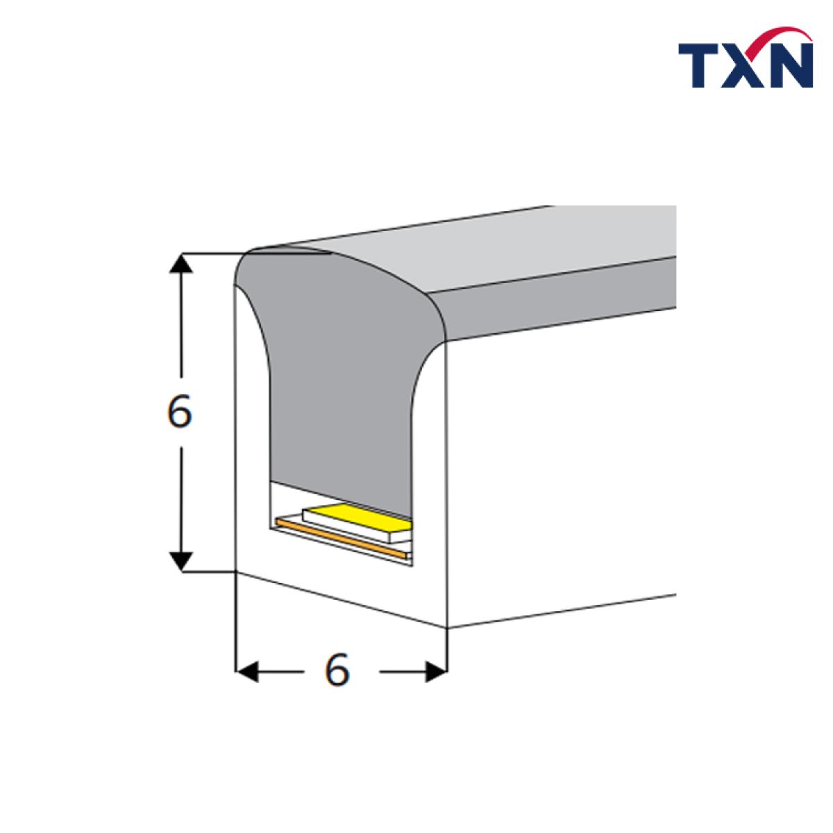 TXN-0606 06X06MM Silicone Tubing For Led Strip