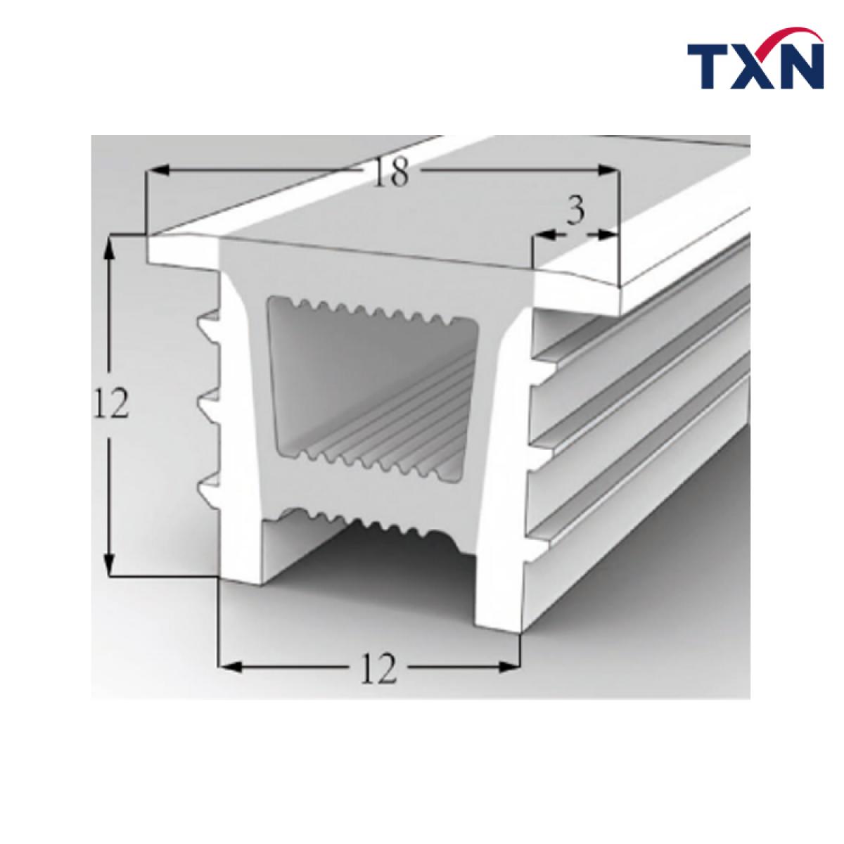 LED Neon Flex Light | Top Bend | 1212 Flanged