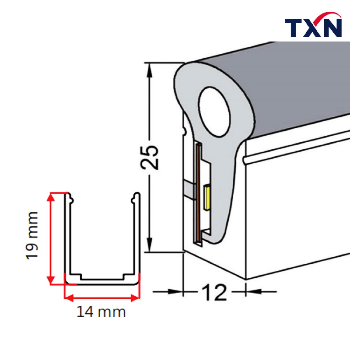 Silicone Neon Flex | Side Bend | 1225