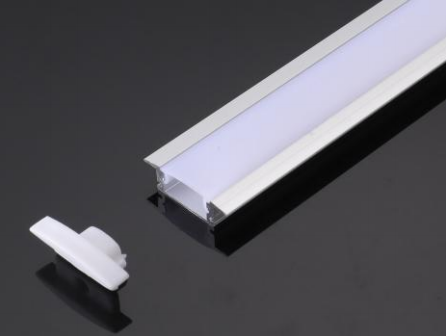9 Sample of Aluminum Housing C for Recessed Bright LED Strips and